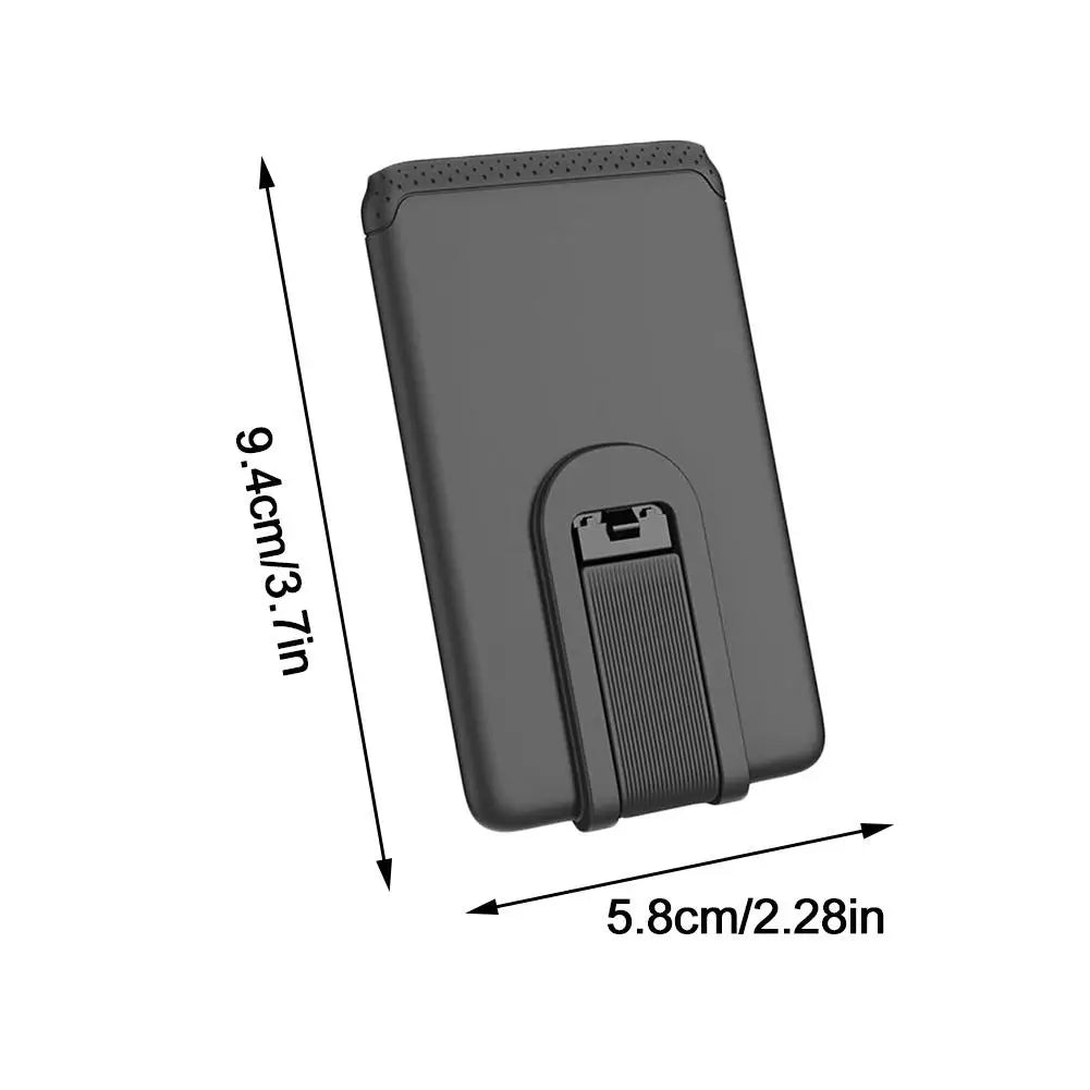 Silicone Stick-On Phone Card Holder Wallet – Universal Fit