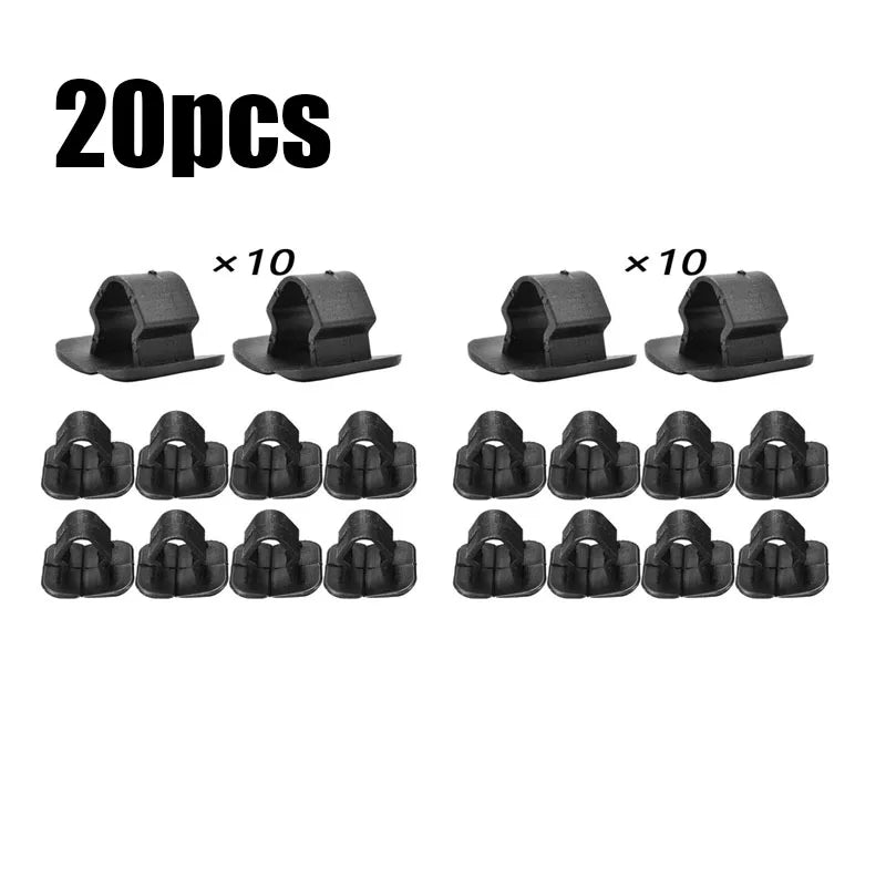 10/30/60pcs Car Bonnet Engine Hood Sound Deadener Insulation Clips For VW Lupo Passat Phaeton Scirocco Tiguan Holding Rivet Oasis Select 20pcs