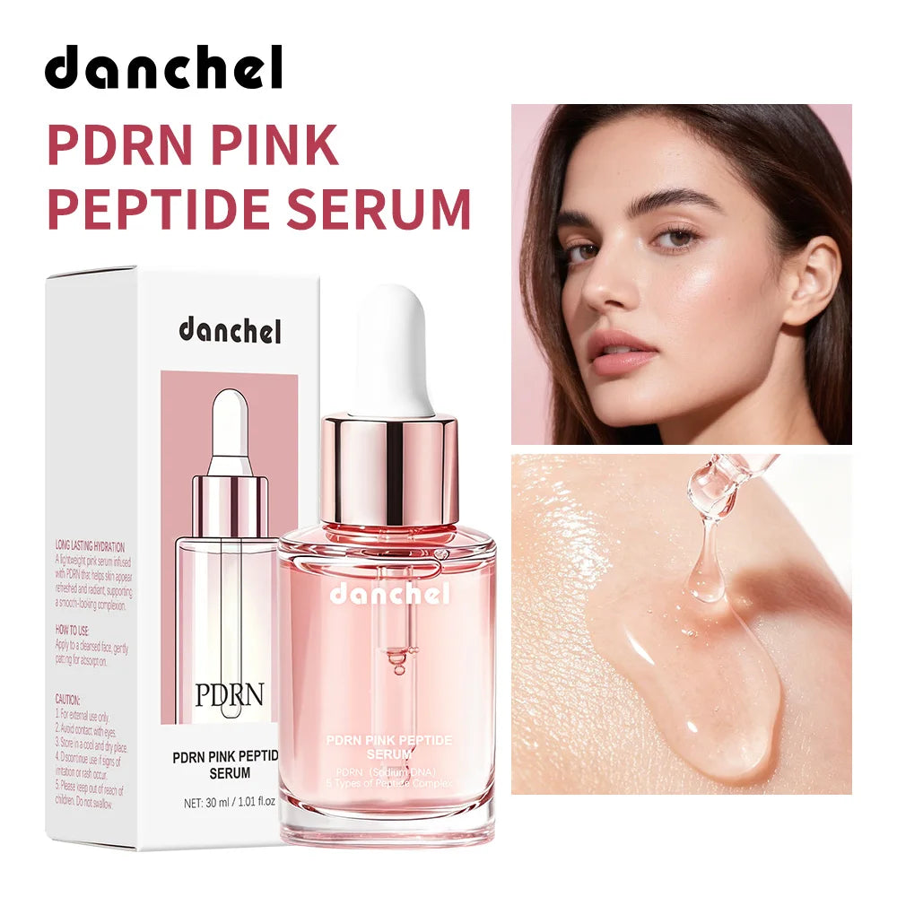 PDRN Pink Peptide Serum Long-Lasting Hydrating Fast-Absorbing Glow Care Serum Nourish & Repair Dryness for All Skin Types Oasis Select 1 pc