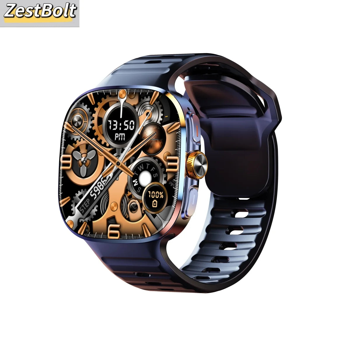 M99 Smart Watch 5G LTE Android Smartwatch With Sim Card Slot Rotary Camera GPS WIFI Compass 256GB Storage 2.4inch Amoled Screen Oasis Select Black 32GB 512GB