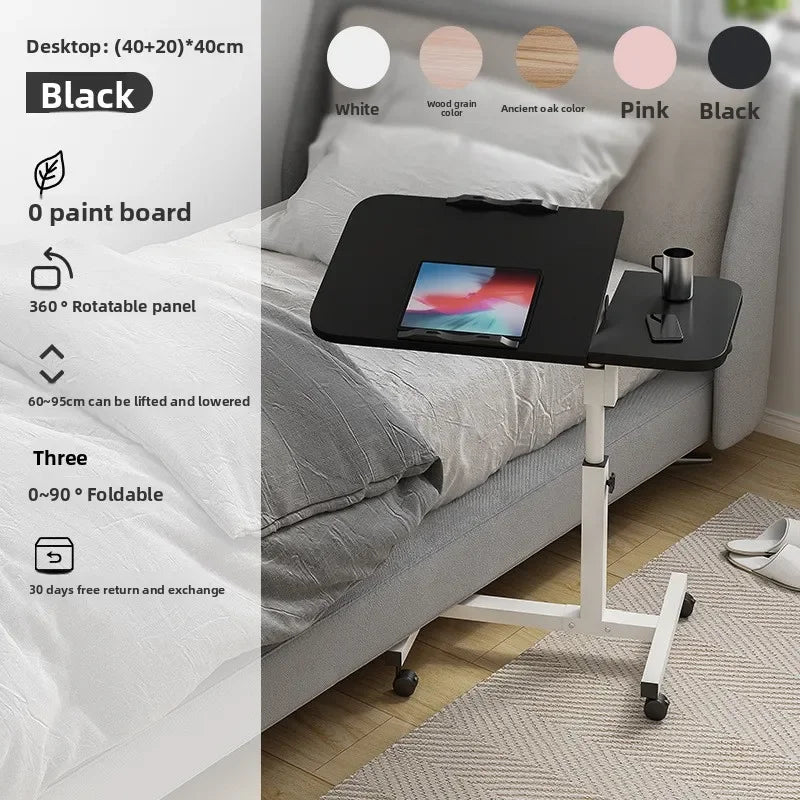 Multi-functional Mobile lifting bedside table Standing use Office lifting small table Oasis Select