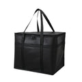 Extra Large Capacity Insulated Bag Aluminum Foil Thickened Ice Pack Large Capacity Thickened Takeaway Insulated Bag Fresh-Keepin Oasis Select black