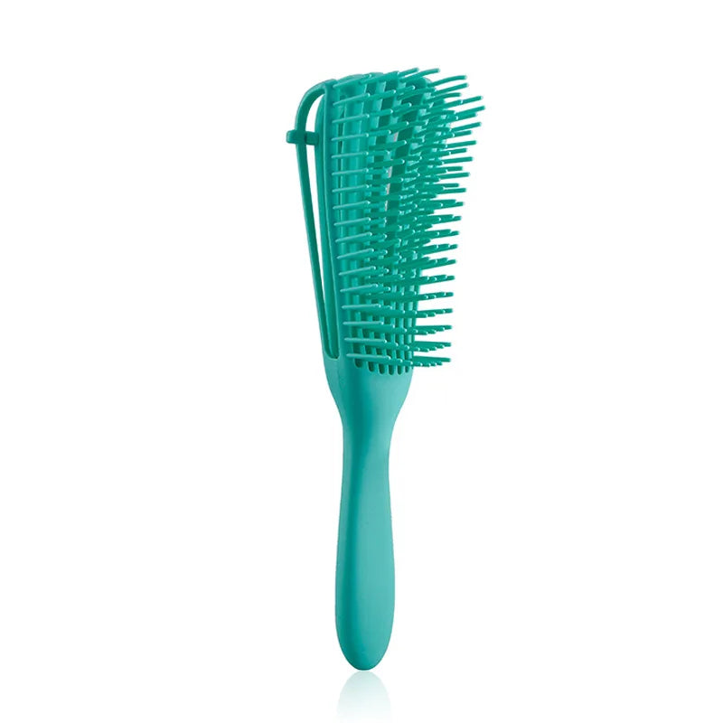 Hair Comb Detangling Brush Scalp Massage Hair Brush Detangler Brush for Curly Hair Thick Hair Octopus Hairbrush Women Men Salon Oasis Select Green