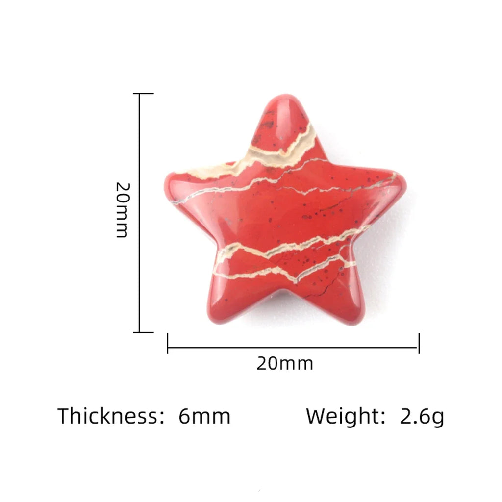 5/10/20pcs Natural Gem Stone Quartz Crystal Amethyst Star Moon No Hole Pendant for Jewelry Making Necklace Accessories Oasis Select