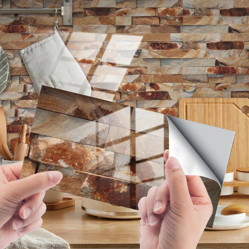 Wall Stickers Home Renovation Crystal Tiles Self-adhesive Flooring