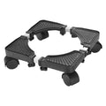 Adjustable Movable Appliance Base with 4 Caster Wheels