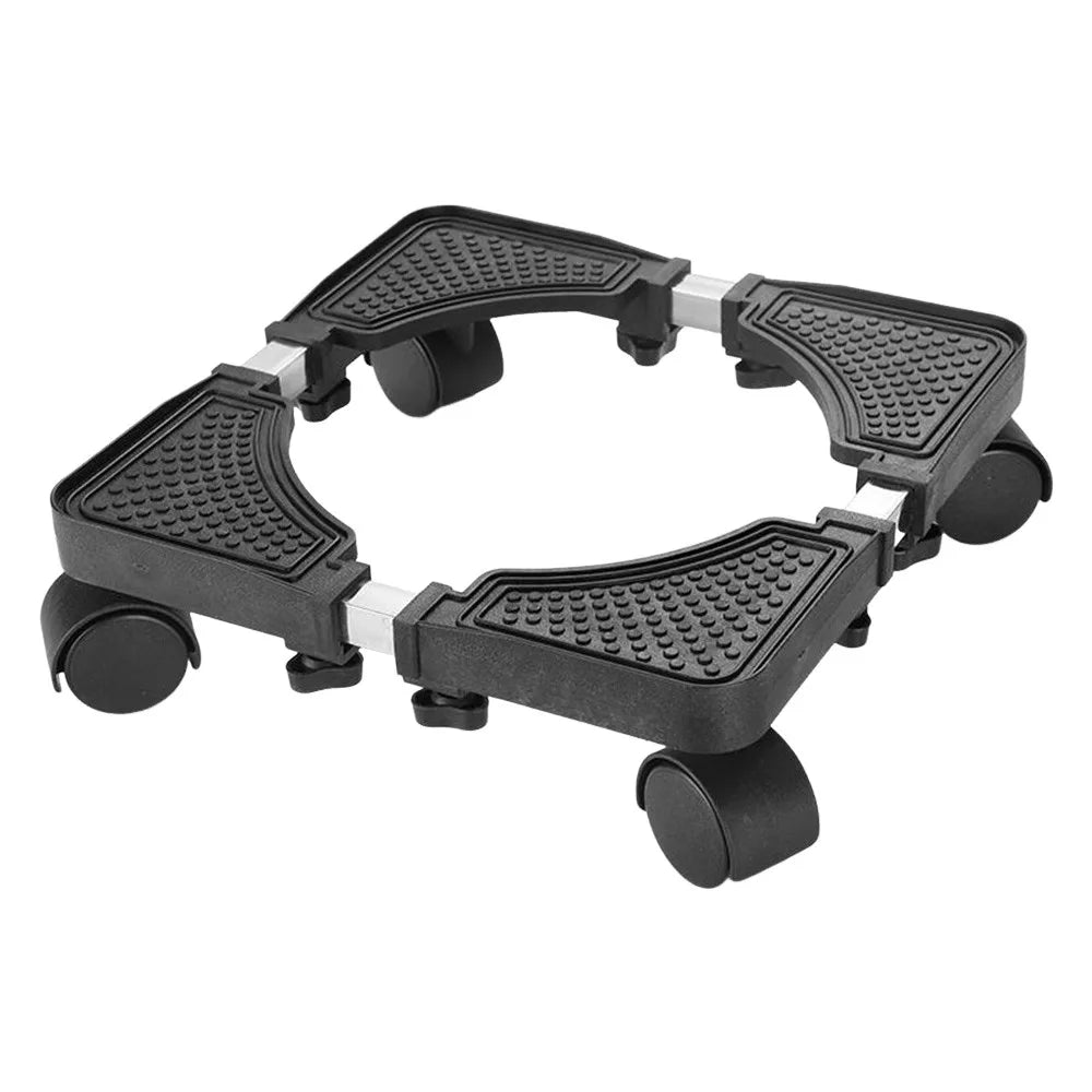 Adjustable Movable Appliance Base with 4 Caster Wheels