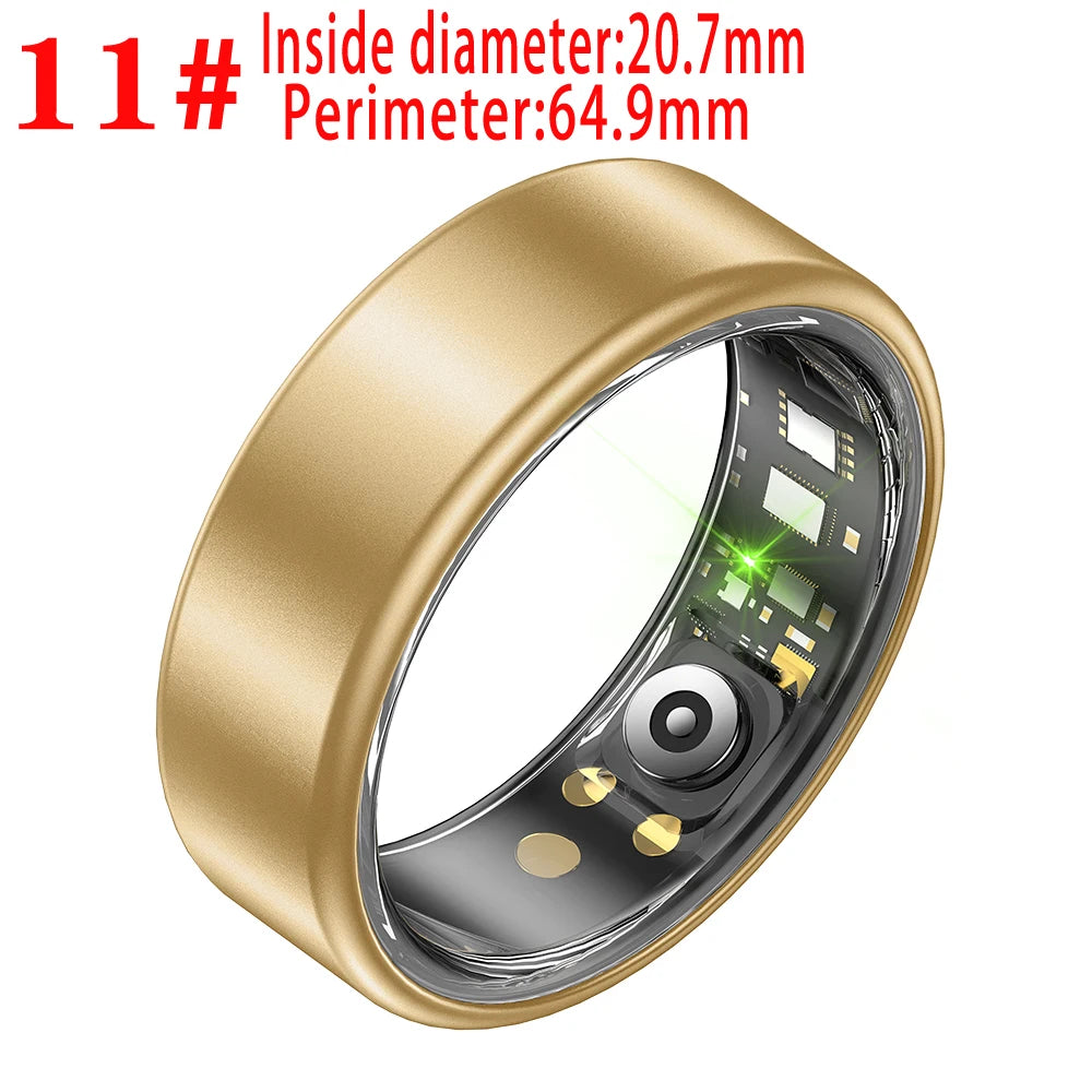 Colorful Smart Ring Women Men Couple SmartRing Heart Rate Monitor Waterproof 100+Sport Modes Super Light Skin-friendly Wristring Oasis Select GD 11