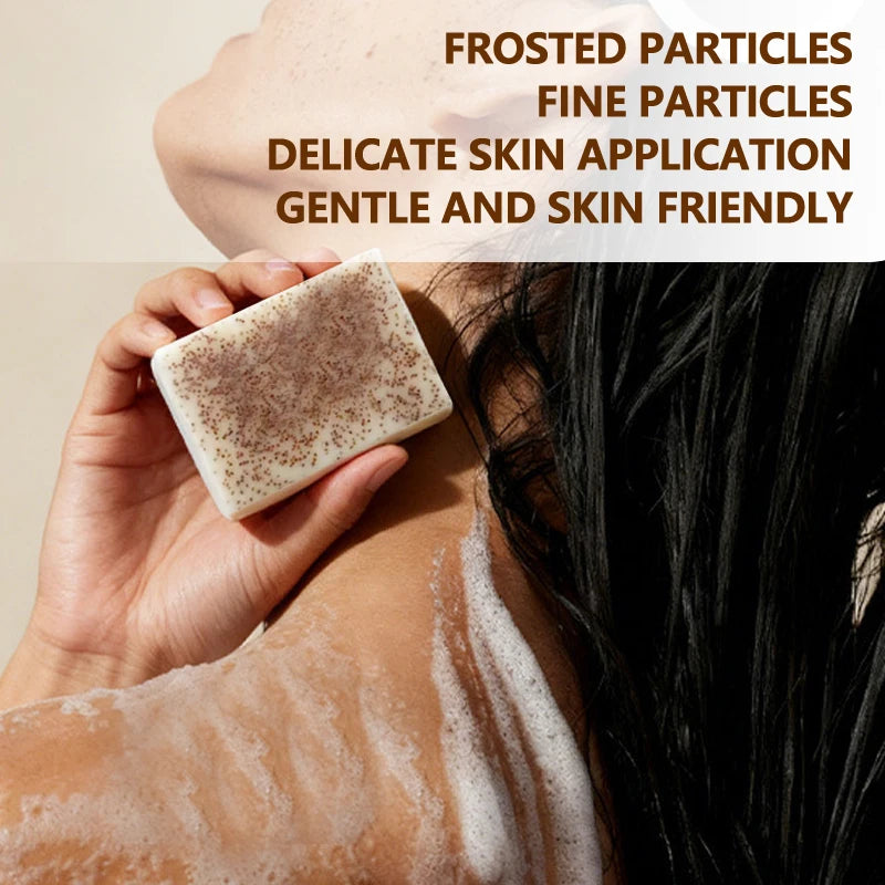 Coconut particle soap, gentle cleansing, bathes the whole body, softens rough skin, moisturizes and smooths the skin Oasis Select