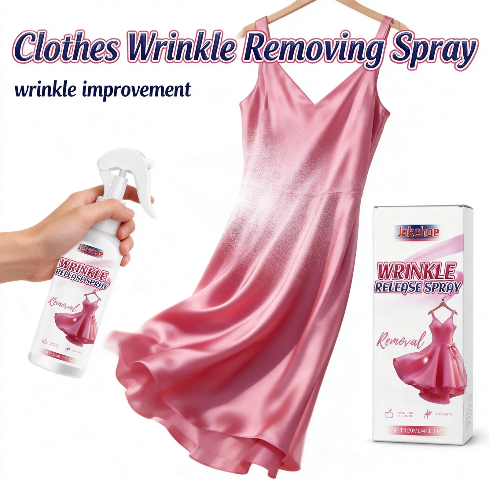 Clothes Wrinkle Release Spray for Sweaters, Coats & Fabrics Softening & Smoothing Fabric Care Spray Easy Application Oasis Select