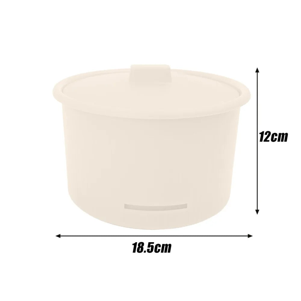 Stackable Bean Sprout Nursery Pots Ventilated Split Sprouting Tray Efficient Soilless Cultivation Pot Oasis Select White-S