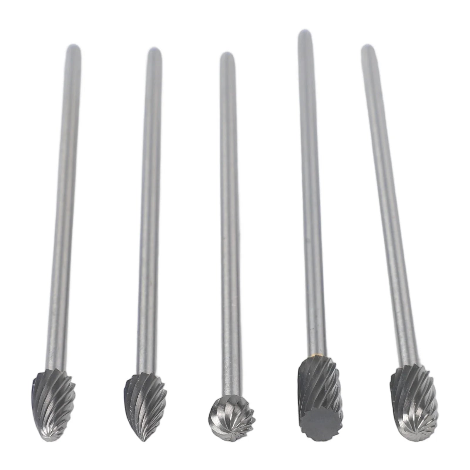 5pcs Rotary Rasp File Carving Grinder Abrasive Tools 3x6x100mm Long Single Cut For Solid Carbide Rotary Burrs Set Rotary Tools Oasis Select
