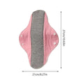 6 Pcs Leakproof Washable Breathable Napkins Reusable Pads Menstrual Reusable Feminine Pads Women Period Panties Pad Sanitary Pad Oasis Select 21x27cm