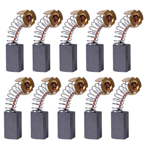 10pcs Carbon Brushes For CB104 CB106 CB116 Planer 6X10X15mm For Circular Saws Chop Saws Angle Grinder Oasis Select 10pcs