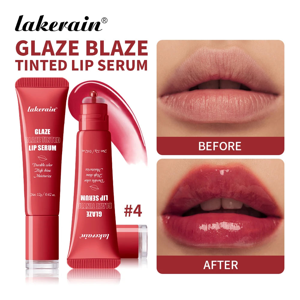 Lakerain Donut Peptide Plumping Lip Gloss 6 Colors Hydrating Non-sticky Mirror Shine Lip Balm All Skin Tone Makeup Gift Oasis Select