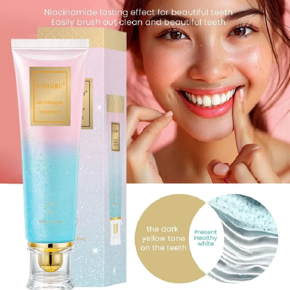 Niacinamide Whitening Toothpaste – Stain Removal & Fresh Breath
