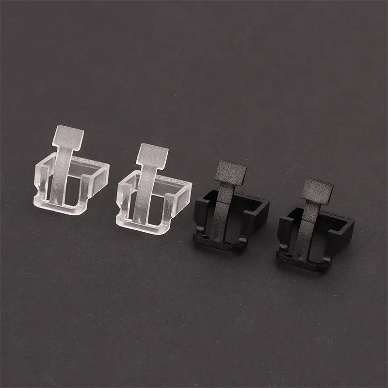 New Sale 10Pcs Network Cable Crystal Head Buckle Replaceable RJ45 Plug Protective Cover Latch For RJ45 Cable Repaire Parts Oasis Select