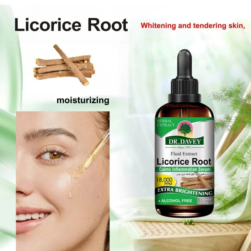 DR.DAVEY Licorice Root Skincare Set – Cream, Mask & Oil