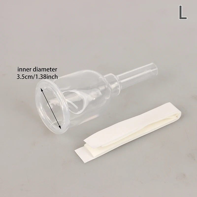 Sterilized Comfortable Medical Silicone Male External Catheter Self Adhesive Silicone Catheter External Size S M L Oasis Select L