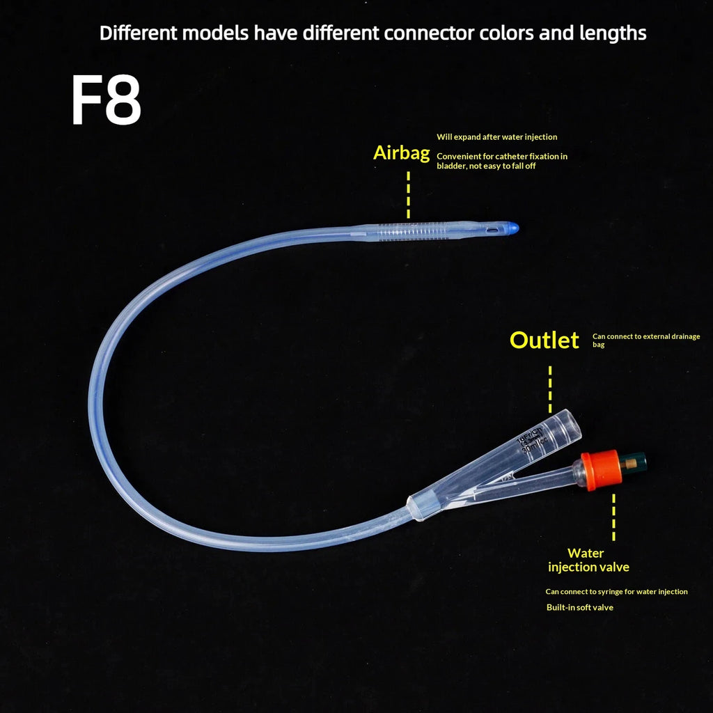 1 Piece 2 Way 3 Way Urinary Disposable Silicone Foley Catheter Flushing Tube Teaching Consumables Oasis Select A2