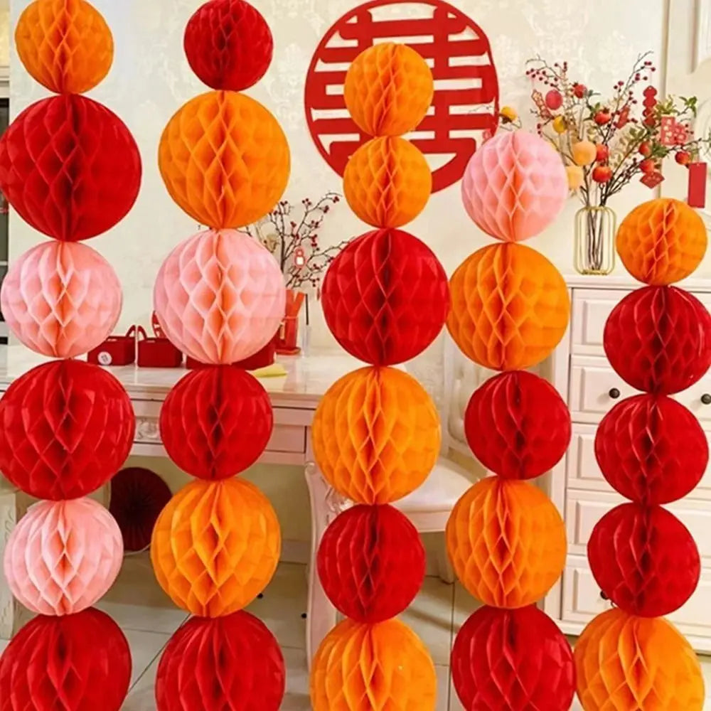 Paper Honeycomb Ball Lantern | Chinese New Year Party Decor
