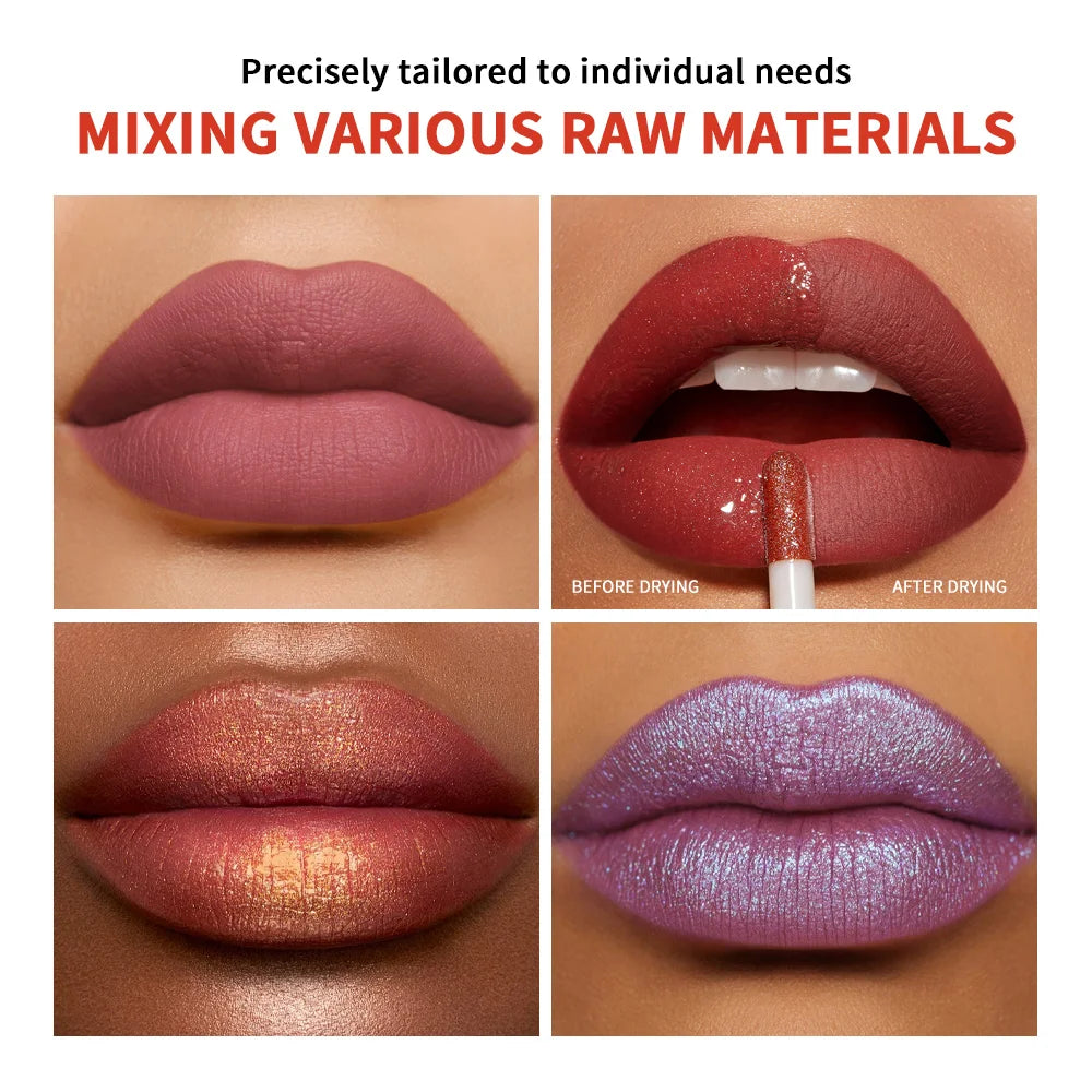 DIY Lip Gloss Base Gel – Matte, Waterproof, Non-Stick 100ml