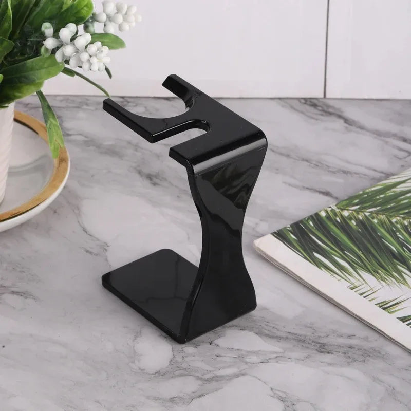 YAQI Simple Solid Color Razor Holder High Quality Black White Shaving Brush Accessory For Men Oasis Select