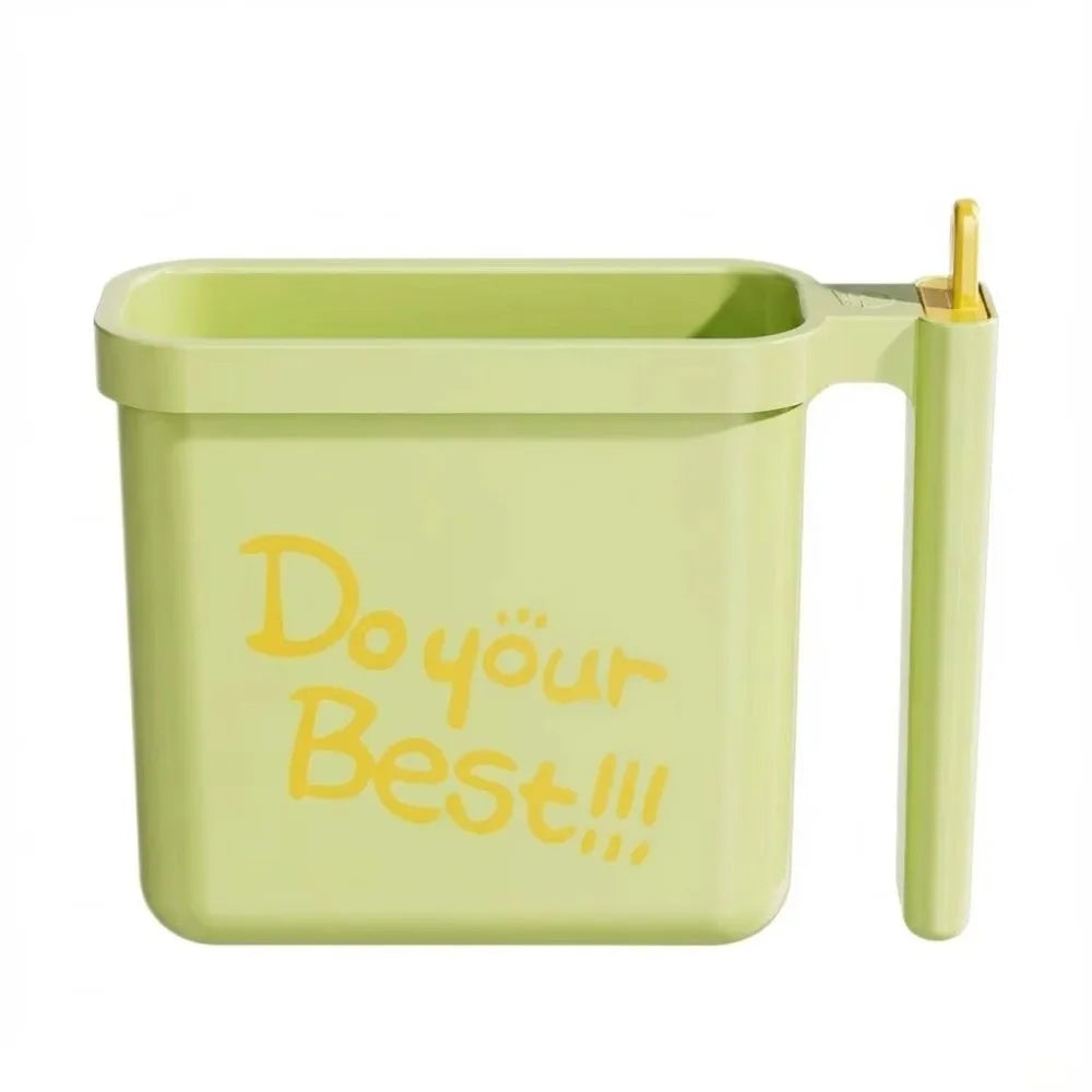 Portable Lazy No Wash Instant Noodle Bowl Multifunctional High-temperature Resistant Instant Noodle Container with Fork Oasis Select Green