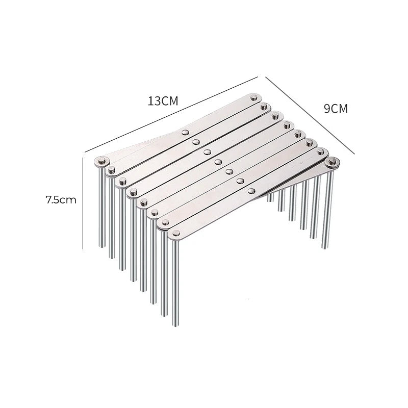 1Pc Foldable Kitchen Dish Drain Rack Dinnerware Storage Organizer Tray Plate Drying Shelf Cups Display Stand Drainer Holder Oasis Select M