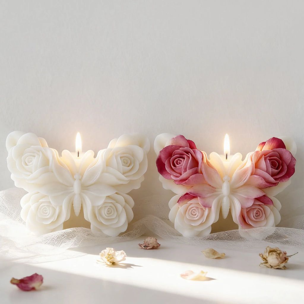 Flower Butterfly Silicone Molds for Baking DIY Epoxy Resin Crafts Hanging Decoration Aromatherapy Mold Candle Making Supplies Oasis Select