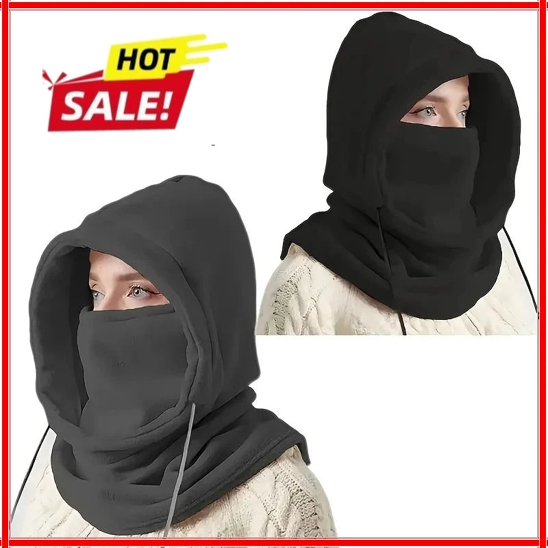 Cycling Moto Bike Windproof Thermal Helmet Cap Plush Hooded Hat Neck Scarf Mask Beanie Cap Outdoor Winter Warm Balaclava Hats Oasis Select