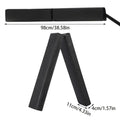Car door anti-collision strip Magnetic Folding Connected Style Body Side Edge Guard Decorative Anti-scratch Edge Protection Oasis Select Black