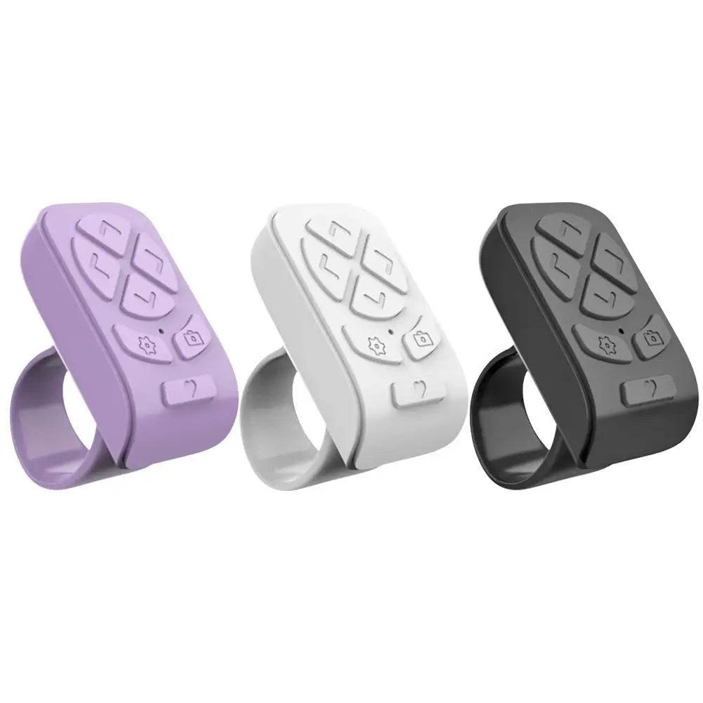 Bluetooth Finger Ring Remote – Selfie & Page Turner Controller