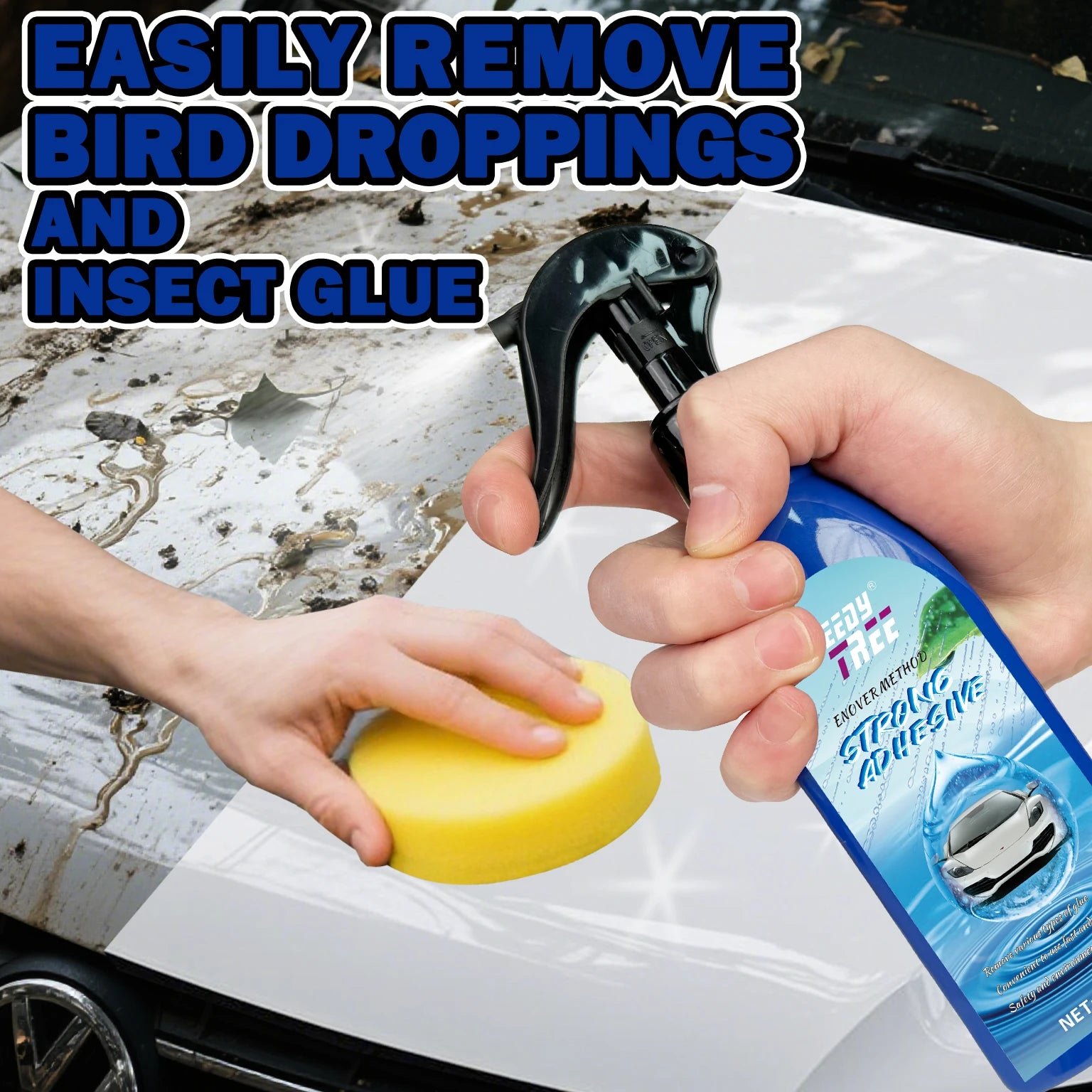Adhesive Remover Solvent for Car Glass & Paint – 150ml