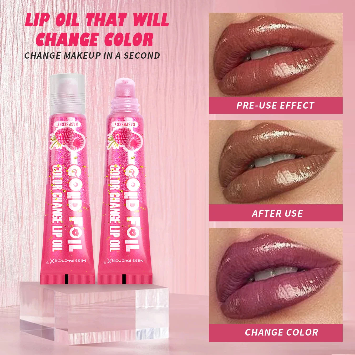 Shiny Lip Oil Gift Set 15ml×24PCS deep moisturizing non-decolorizing foil brightening and embellishing lip color gift Oasis Select