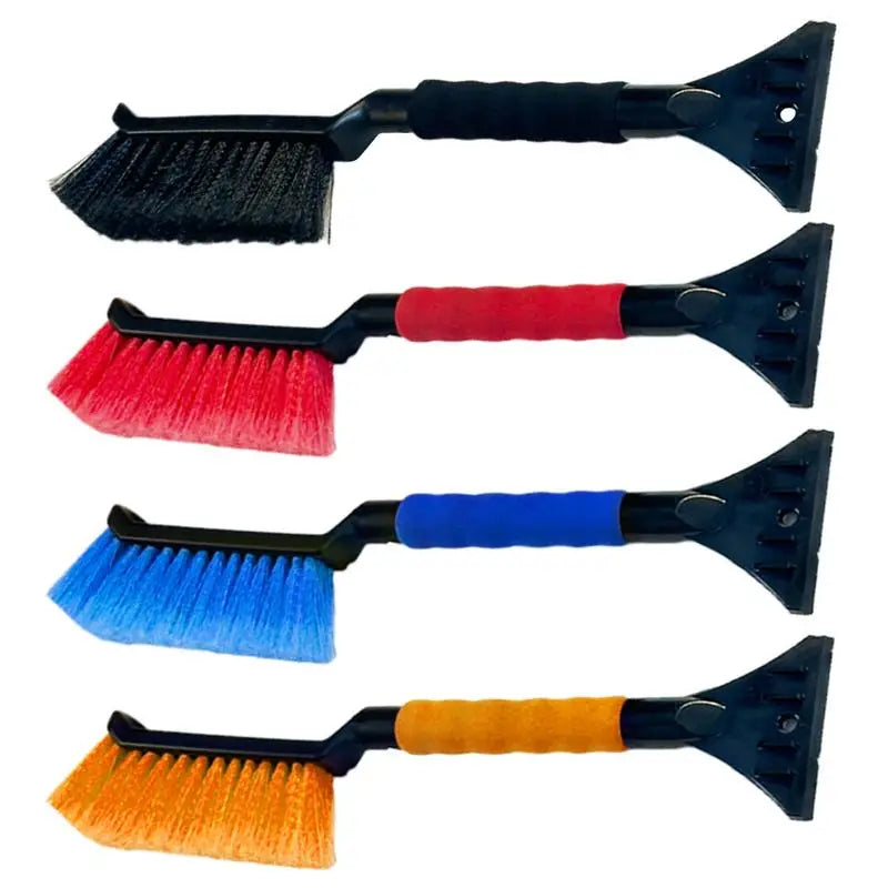 Winter Car Windshield Ice Scrapers 2 In 1 Ice Scraper And Brush Foam Grip Window Ice Scraper Snow Cleaner tool For Car SUV Sedan Oasis Select