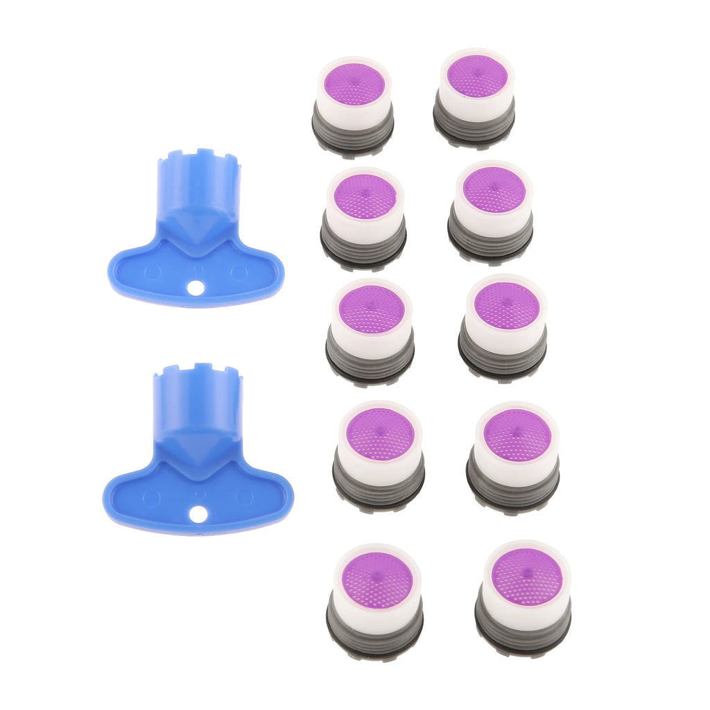 6/10PCS M16 M18 ABS Faucet Aerator With 2Pcs Wrench Water Saving Anti-Splash Tap Bubbler For Bathroom Faucet Accessories Oasis Select 2 sets M18