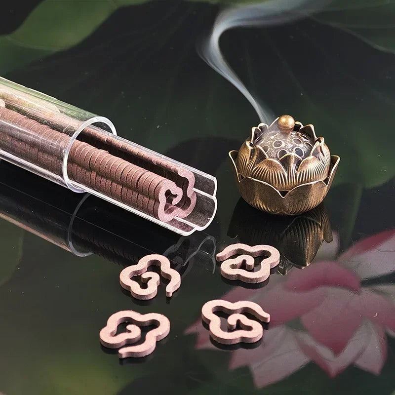 5 Bottle of Small Xiangyun Coiled Incense Nha Trang Agarwood and Sandalwood ambergris , Multiple Scents (42 Pieces Per Bottle) Oasis Select