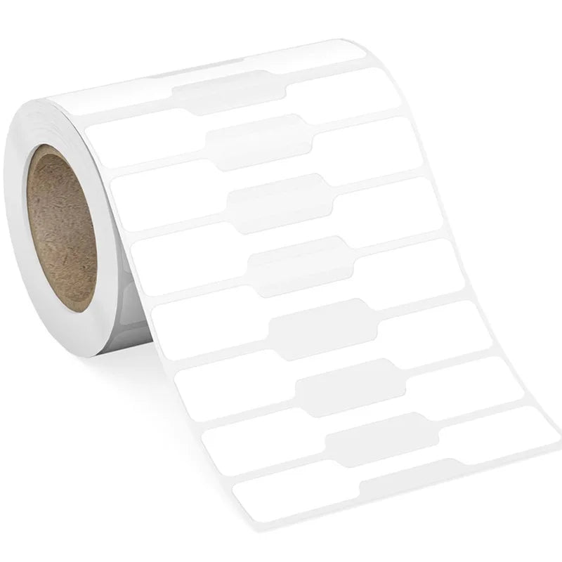 500pcs Portable Jewelry Price Tag Self Adhesive For DIY Necklaces Tool Ring Bracelet Packaging Supplies Label Small Businesses Oasis Select White