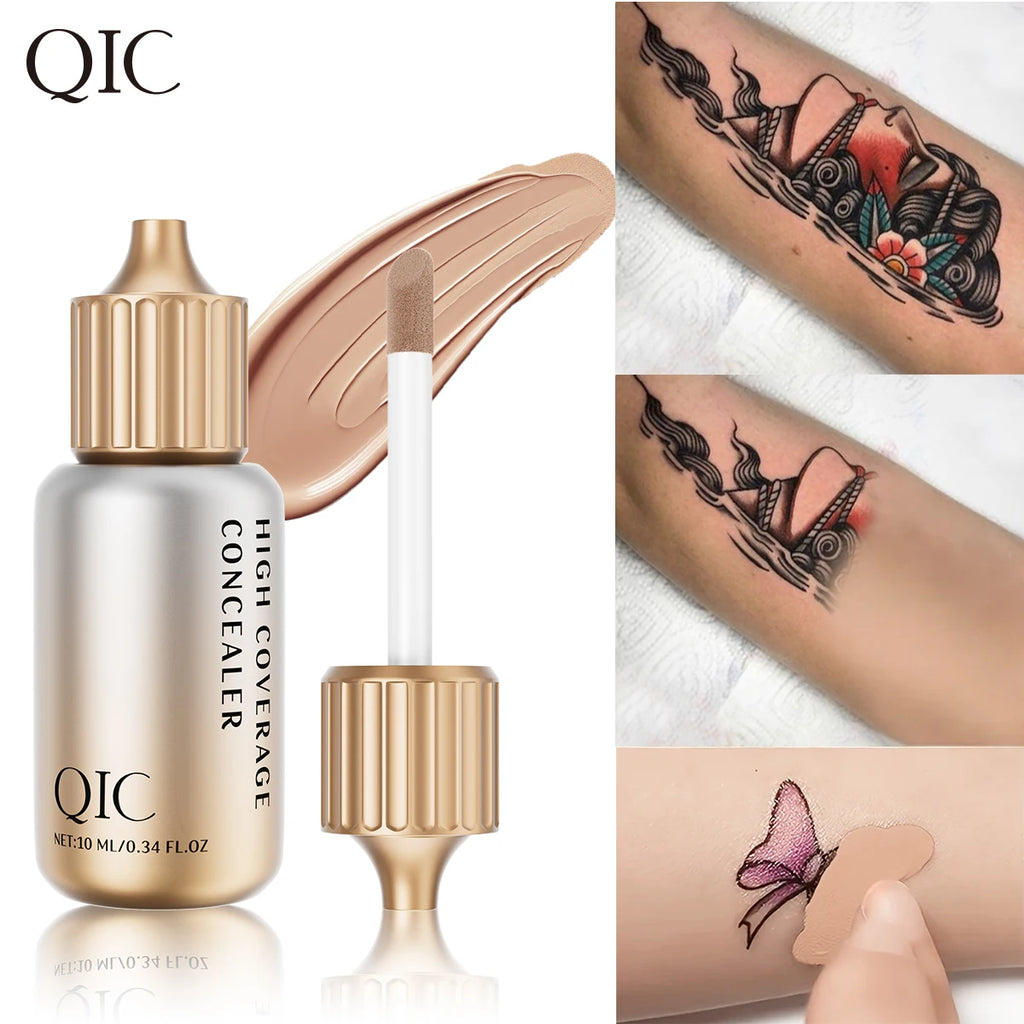 QIC Liquid Concealer – Full Coverage, Matte & Waterproof