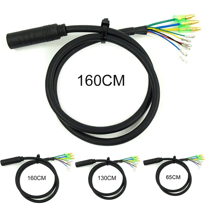 For Bafang Motor Extension Cable Front Rear Wheel Cord Hub Parts Riding Spare Sports 9Pin Cable Copper wire E-bike Oasis Select