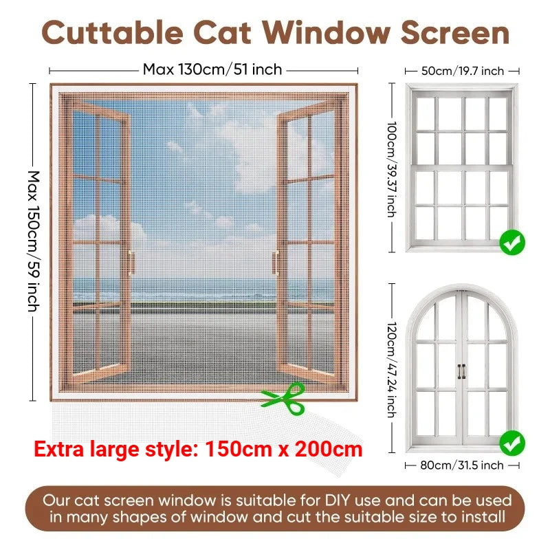 Self Adhesive Fine Mosquito Net Repair Tape Polyester Mosquito Net Window Mosquito Nets with Easy Installation Invisible Mesh Oasis Select
