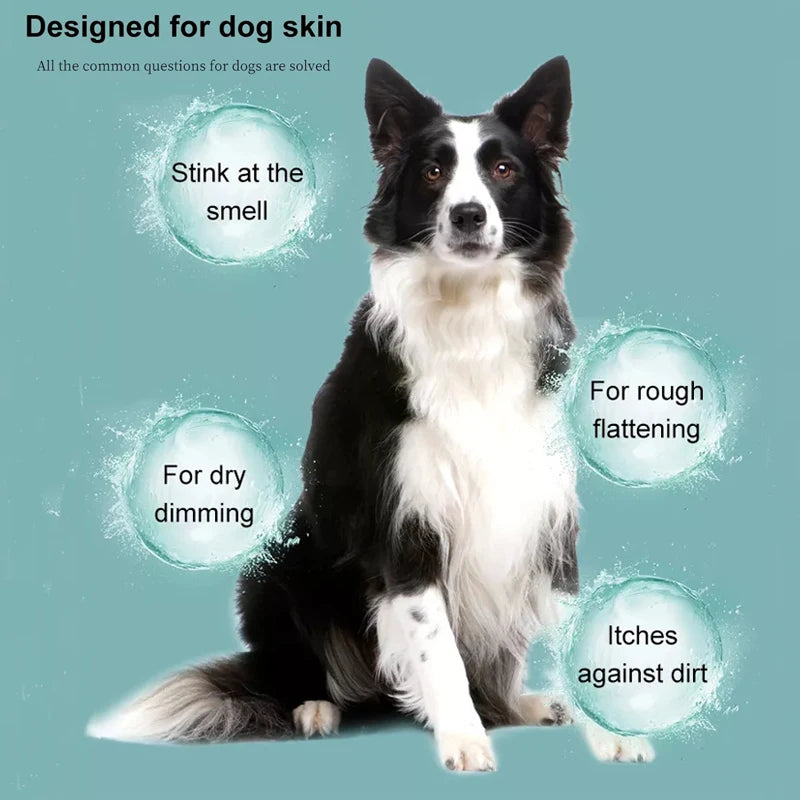 Pet Shampoo for Dogs Dry Skin amp Itch Relief Anti-flea Bath Wash Pet Shower Anti Ticks Cats Hair Care Cleaning Shower Gel Soap Oasis Select