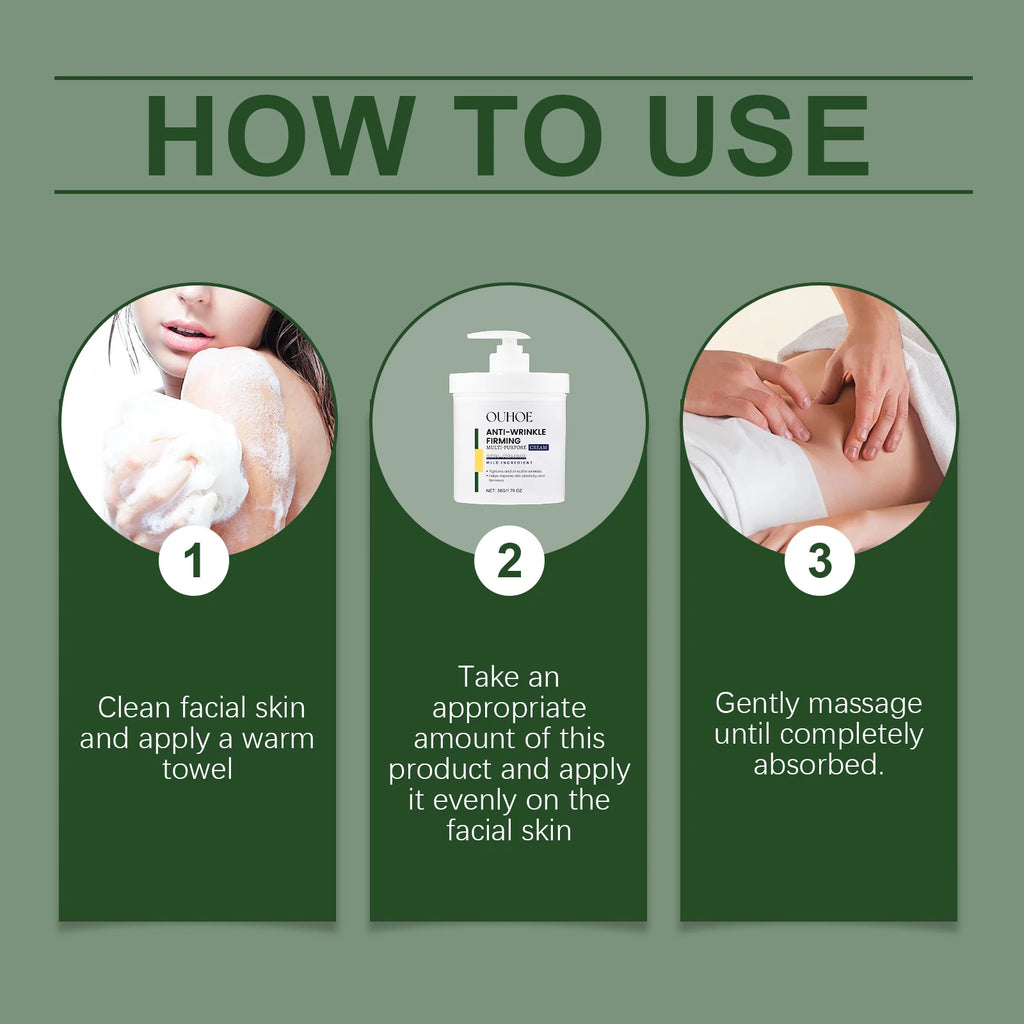Face Firming Cream Tightening Skin Anti Wrin-kle Nourish Hydrating Tender Skin Lifting Soothing Repair Body Lotion Moisturizer Oasis Select