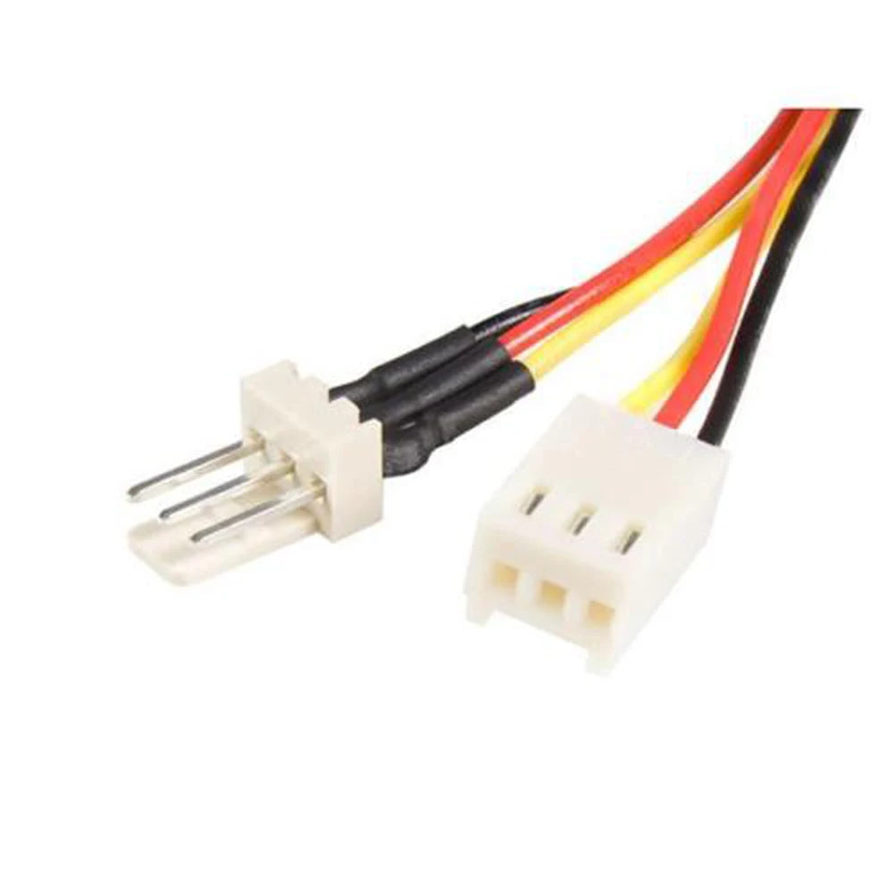 10-Pack 12V 3-Pin PC Fan Extension Cable 26cm – CPU GPU Cooler PC Fan Cable Oasis Select
