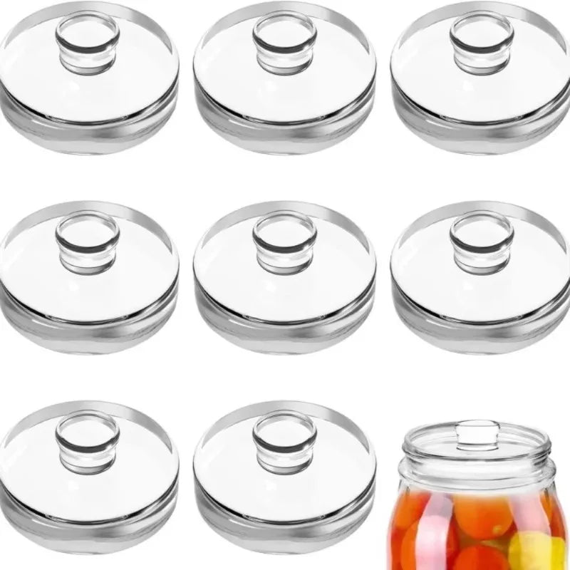 Mini Fermentation Weight Disc Portable Vegetable Press Lid Anti Floating Holder for Pickle Kimchi Jar Homemade Kitchen Tool Oasis Select