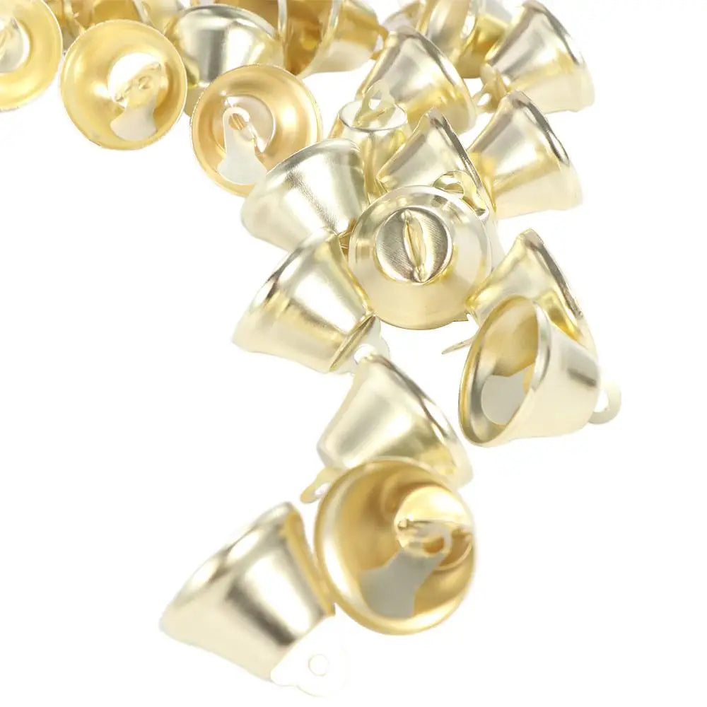 50pcs Gold Jingle Bells – Multi-Size DIY Craft & Wedding Decor DIY Craft Bells Oasis Select 20mm 38mm