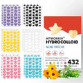 432Count Acne Patch, Alcohol Free, Fragrance Free, Gentle and Effective, Used to Cover Acne and Flaws, Facial Spot Patch Oasis Select MULTI 432pcs