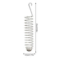 Bird Cage Feeder Foraging Treat Tray Bird Bowls Millet Holder for Bird Cage Bird Cage Food Holder for Parakeet Cockatiel Parrot Oasis Select Silver