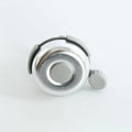 1Pcs Aluminum Alloy Bike Bell, Handlebar Mount Bicycle Warning Horn, Safety Cycling Accessory for Mountain Road Bikes Oasis Select Silver